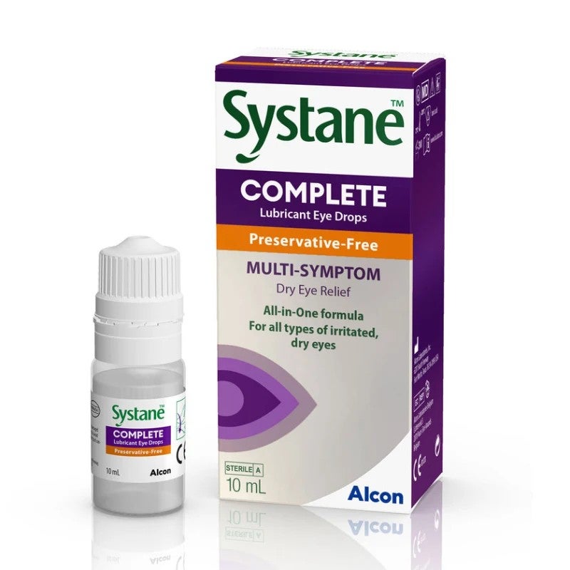 SYSTANE COMPLETE PF LUBRICANT EYE DROPS 10ML