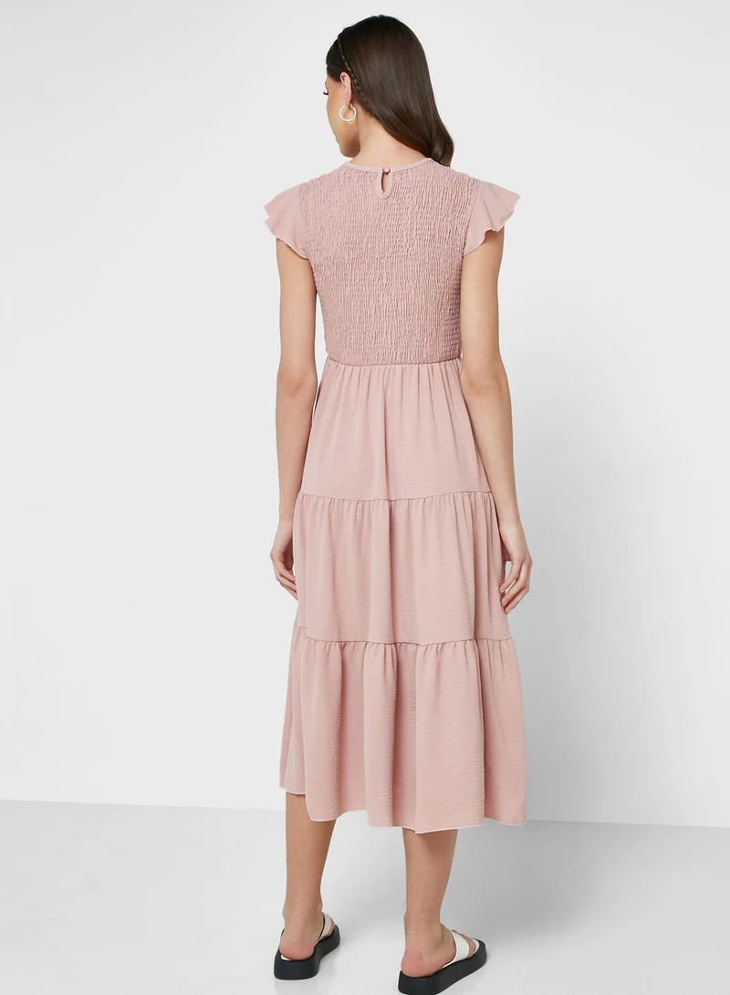 Ginger Tiered Smocked Dress