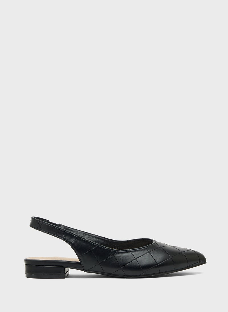 ايلا باليرينا مدببة بحزام خلفي - Image 1