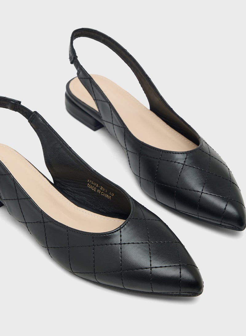 ايلا باليرينا مدببة بحزام خلفي - Image 4