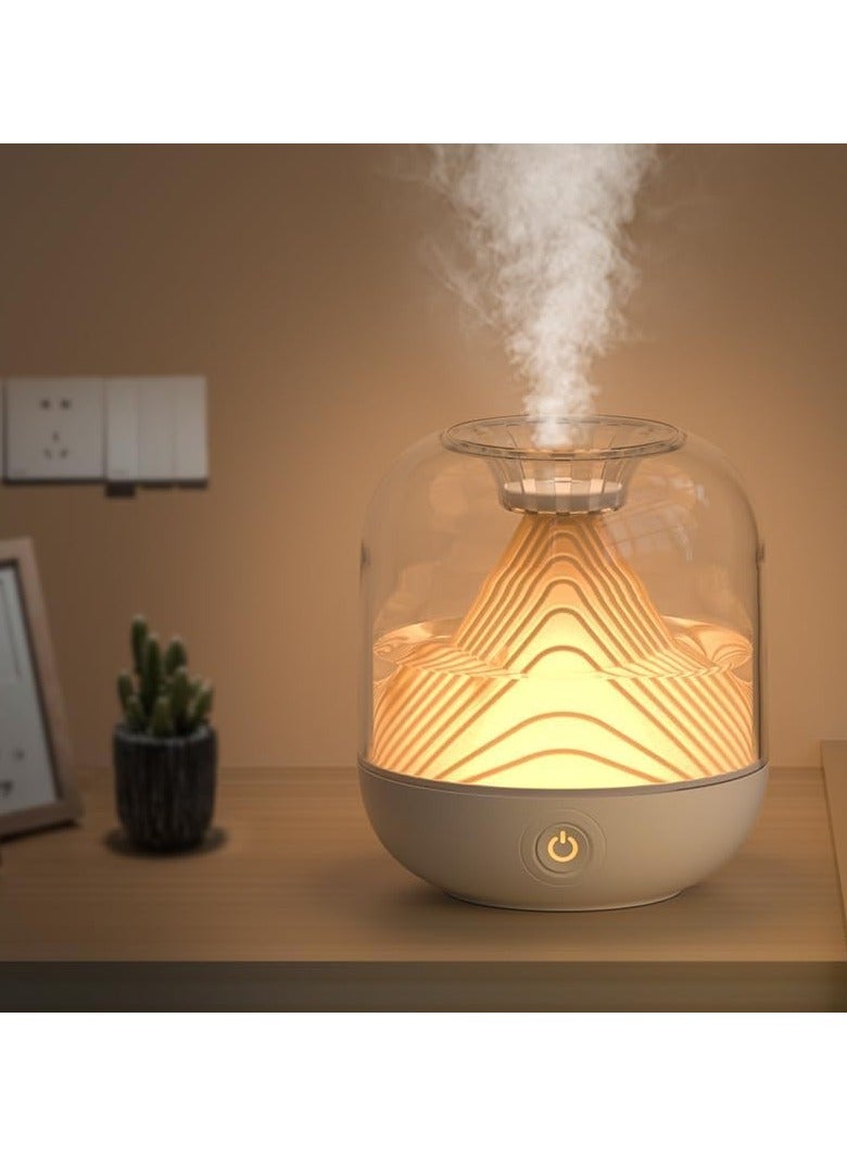 general Bedroom Mini Air Humidifier, Portable Personal Misting Humidifier with Warm Light, USB Desktop Compact Humidifier for Home Decoration - Image 1