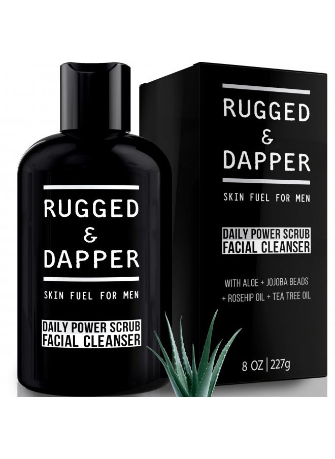 RUGGED & DAPPER RUGGED & DAPPER - Premium Face Wash -2-in-1 Exfoliating Facial Wash and Foaming Face Cleanser for Men with Oily, Sensitive or Combination skin made with Natural and Organic Ingredients  - Image 1