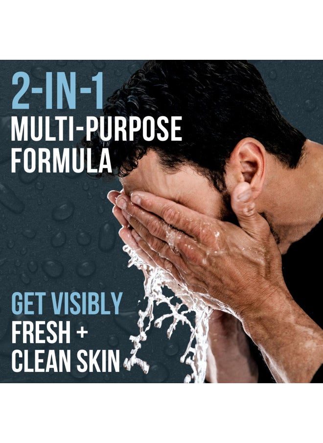 RUGGED & DAPPER RUGGED & DAPPER - Premium Face Wash -2-in-1 Exfoliating Facial Wash and Foaming Face Cleanser for Men with Oily, Sensitive or Combination skin made with Natural and Organic Ingredients  - Image 4