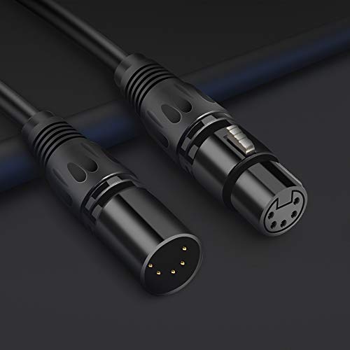 SiYear XLR 5 pin RJ45 Adapter Cable-XLR 5 Pin Male & 5 Pin Female to RJ45 Female DMX Ethernet Adapter Converter Cable(1SET/ 2PACK) - Image 5