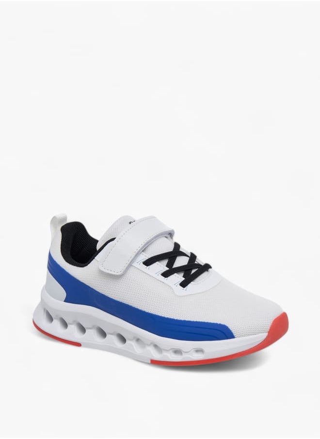 Kappa Boys Logo Print Walking Shoes With Hook And Loop Closure  - Image 1