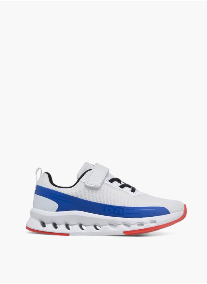 Kappa Boys Logo Print Walking Shoes With Hook And Loop Closure  - Image 3
