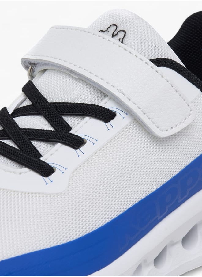 Kappa Boys Logo Print Walking Shoes With Hook And Loop Closure  - Image 4