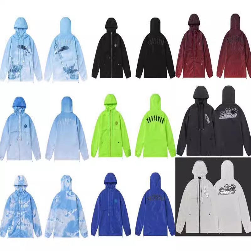 Trapstar Trendy High Street Unisex Hooded Jacket With Embroidered Letters, Loose-Fitting Zip-Up Jacket - Image 2