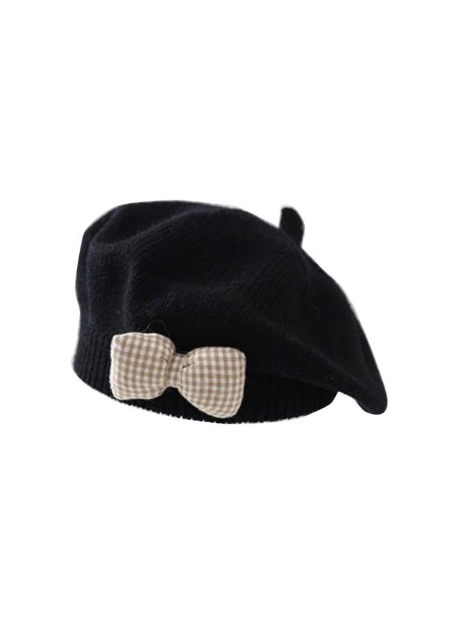 BIBABLYKE Cute Baby Girl Knitted Beret Soft & Comfortable Hat Stylish Infant Girl Beret Hat Perfect for Outdoor Activities Gift - Image 4