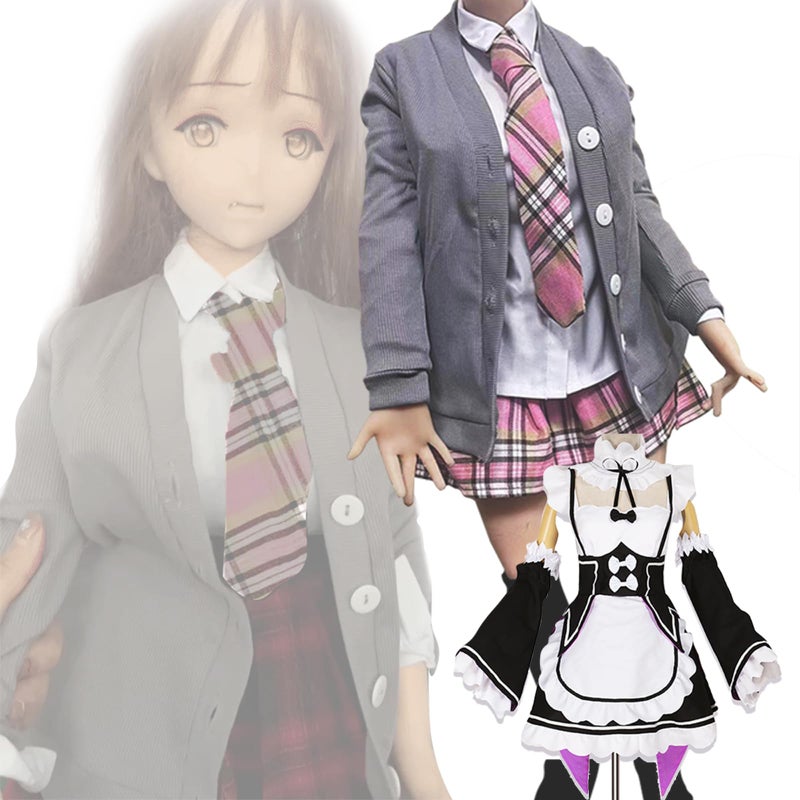 xinXbabe Doll Clothes for 32 inch Dolls 80cm Life Size Doll Clothing 32 inch Height School Uniform Girls Uniform 12 Doll Outfits - Image 3