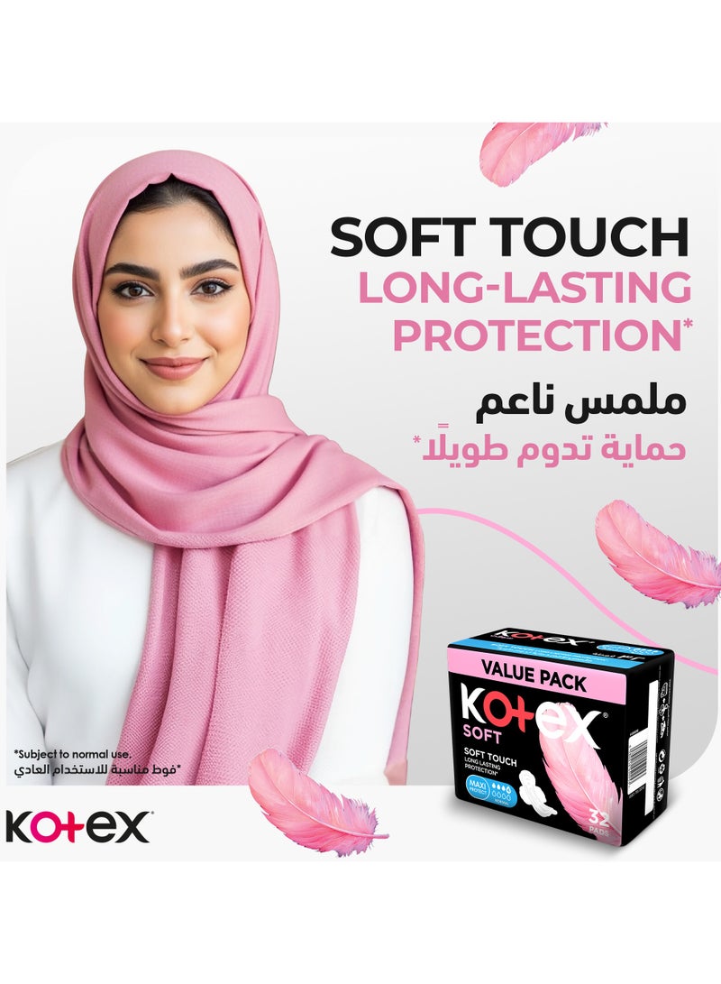 Kotex Soft Maxi Normal Size Sanitary Pads With Wings - Image 3