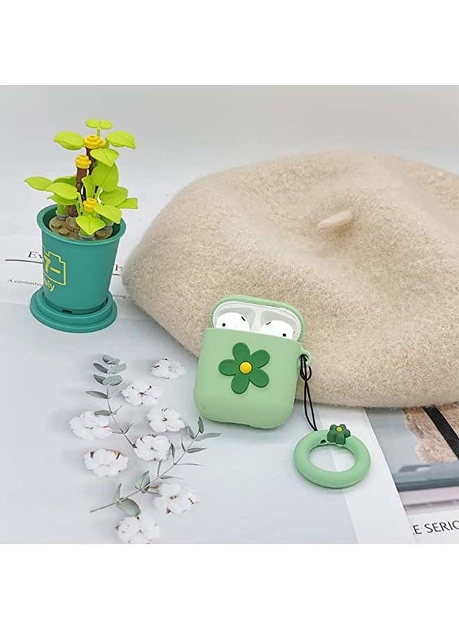 Generic - Cute 3D Flower Silicone Earphone Protective Cover For Apple AirPods 1/2 - Image 1
