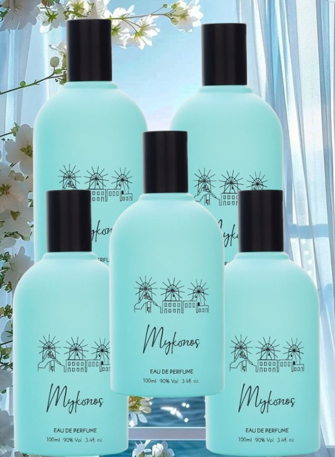 SALMAN SAFFRON 5 Pieces Mykonos Perfume 100ML - Image 1