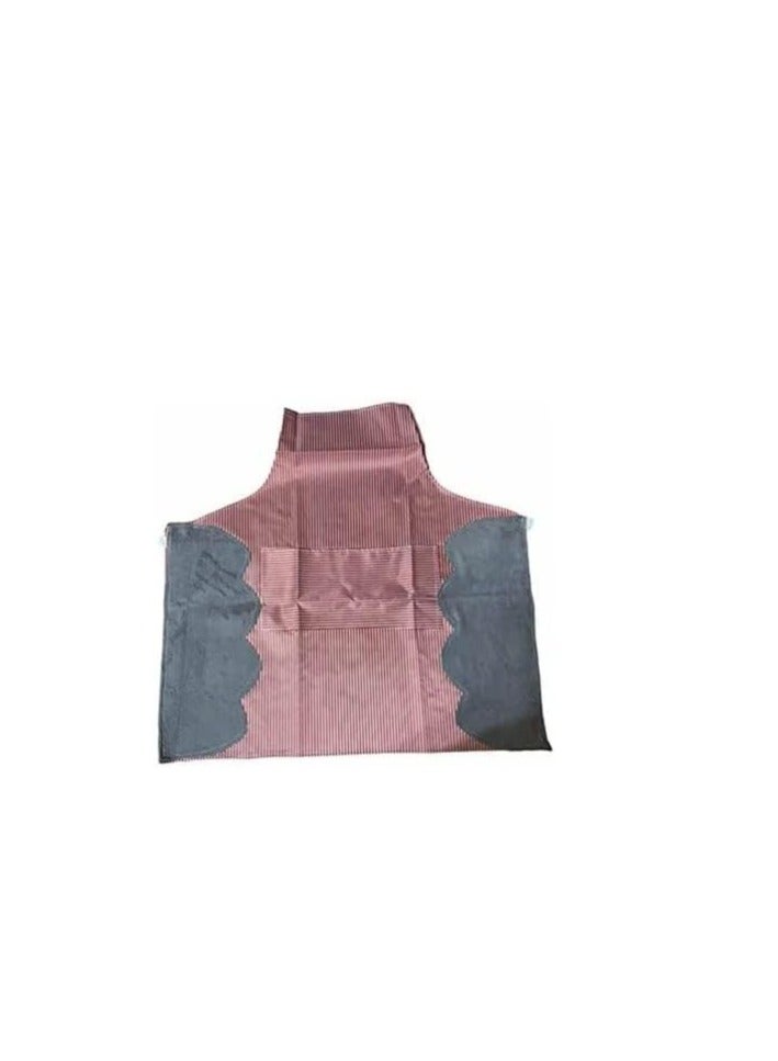 Simple, lightweight, soft, washable kitchen apron with a wet wipe - multi-colored - Image 5