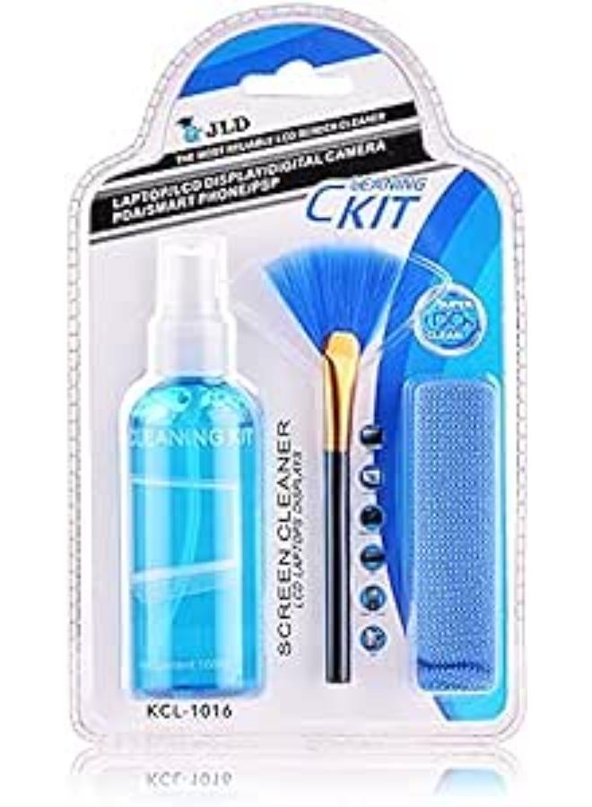 3-in-1 Cleaning Kit for PC, laptops, LCD TV, Monitor,Camera, Smartphone, Lens, Tablet.(100ML 