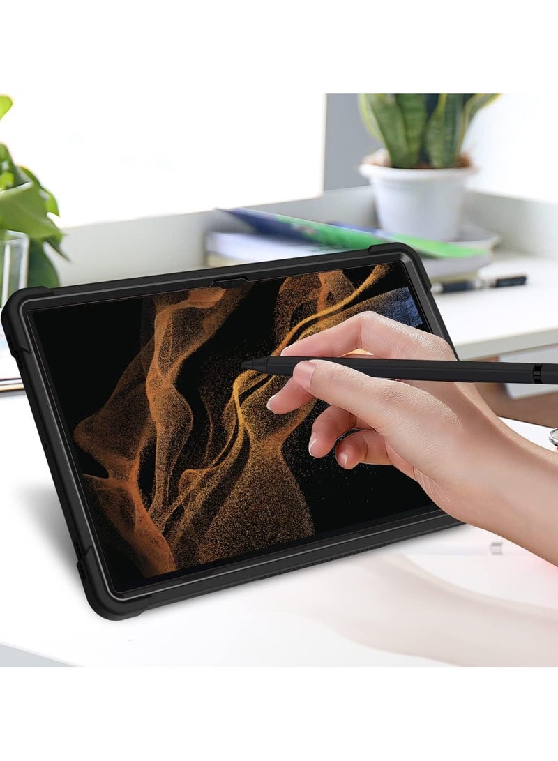 general Case Compatible with Samsung Galaxy Tab S10 Ultra 14.6 Inch (2024) SM-X920/X926B, Heavy Duty Rugged Hybrid Shockproof Protective Cover Built-in Kickstand - Image 5