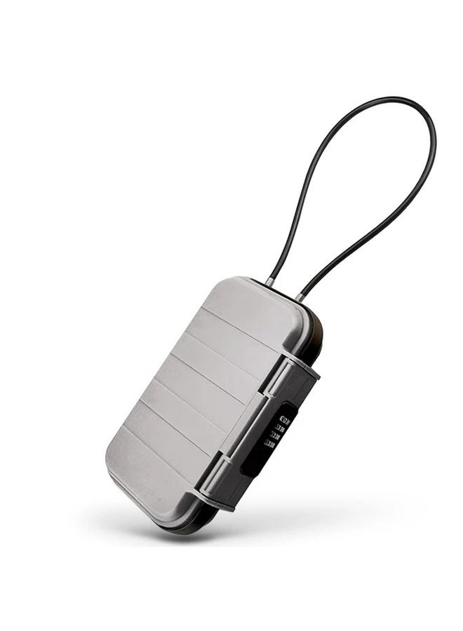 Pink Portable Waterproof Travel Safe With Combination Lock For Outdoor Sports Beach Trips - Image 3