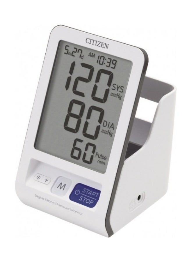 CITIZEN Digital Arm Blood Pressure Monitor CH-456 Fully Automatic with Oscillometric Method, Big LCD Screen, Convenient Storage, Smart Features, Reliable Results - Image 2