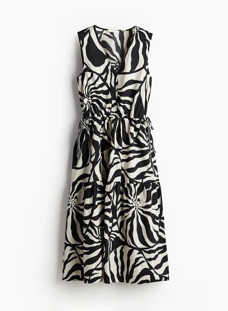 اتش اند ام Zebra Print Midi Dress