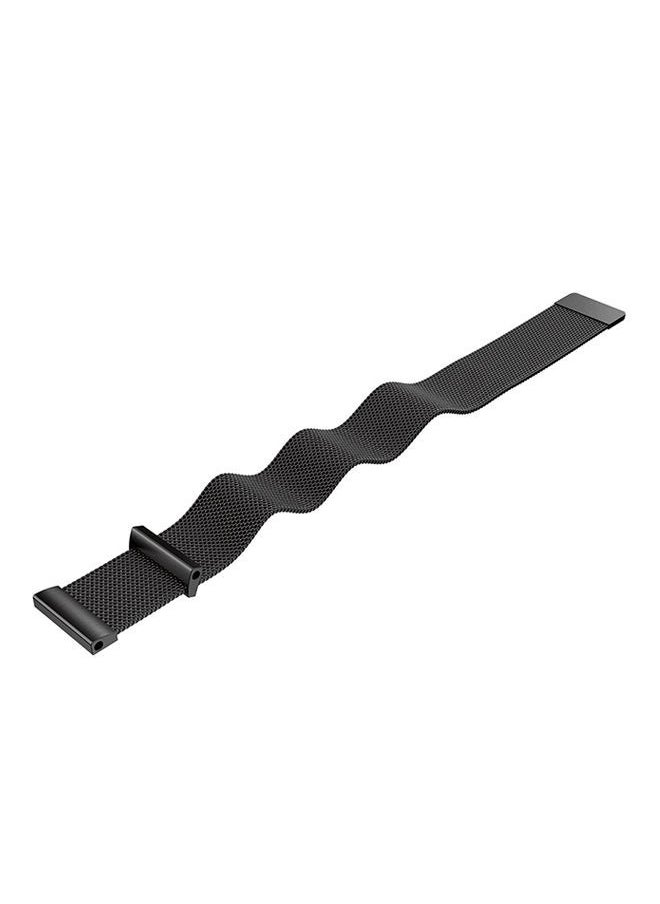 NIBEMINENT - Milanese Loop Smart Watch Band For Garmin Fenix 5X Black - Image 1