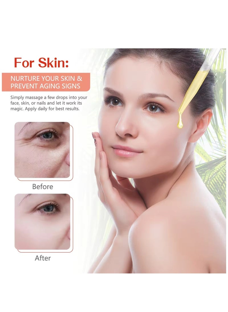 Tiuedu Natural Batana Oil 60ml for Hair Care Hair Conditioner Oil for Thin Hair Repair Damaged Hair Nourishes Thin Hair Scalp Skin and Loss Hair Growth Fit for All Hair Types Raw Batana Oil - Image 4