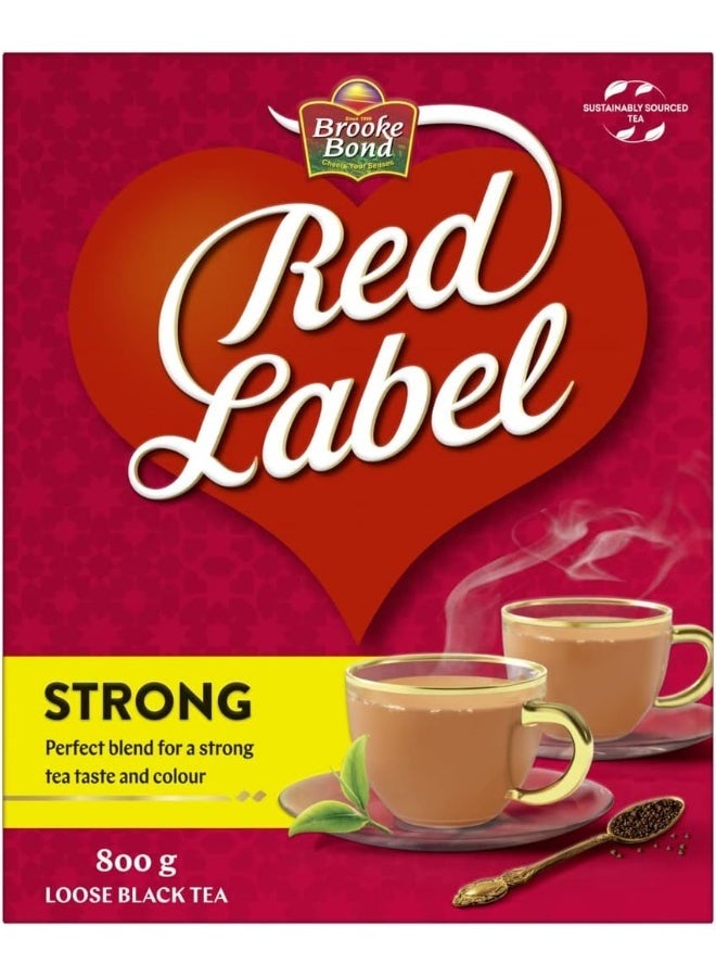 Brooke Bond Red Label Black Loose Tea, 800G - Image 1