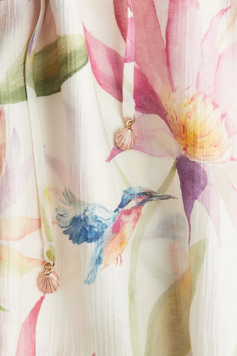 H&M Tie-detail tunic dress