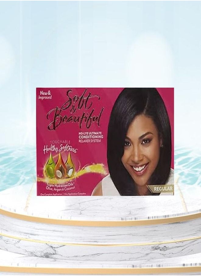 Soft & Beautiful - No Lye Ultimate Conditioning Relaxer System Hair Treatment - Image 1