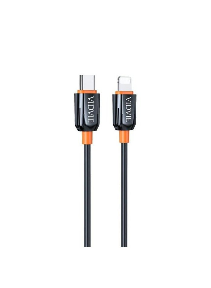 Vidvie CABLE VIDVIE CB4018c&i TYPE-C/IPHONE 1M BLACK - Image 2