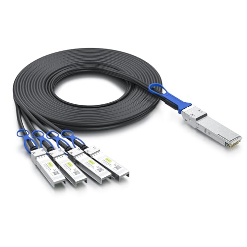 10Gtek 100G QSFP28 to 4X 25G SFP28 Breakout DAC Passive Direct Attach Copper Twinax Cable for Cisco QSFP-4SFP25G-CU2M, Ubiquiti, Arista, Supermicro and More, 2-Meter(6.6ft) - Image 3