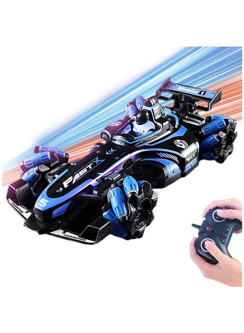 Toyland 2.4G Wireless Stunt Motion 360 Rotating F1 Full Function Remote Control and Hand Sensor Stunt Toy Car With Led Lights For Kids - Image 2