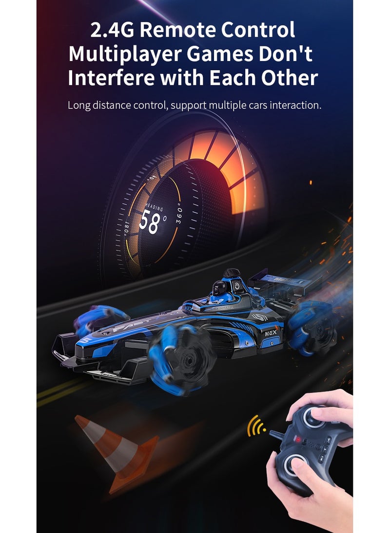 Toyland 2.4G Wireless Stunt Motion 360 Rotating F1 Full Function Remote Control and Hand Sensor Stunt Toy Car With Led Lights For Kids - Image 4