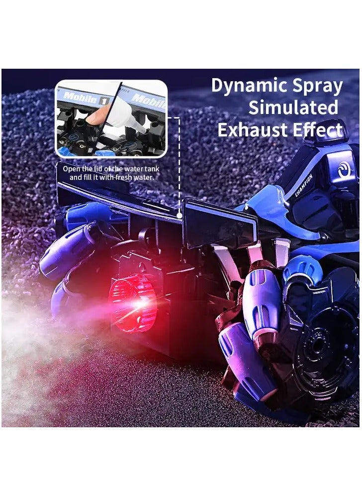 Toyland 2.4G Wireless Stunt Motion 360 Rotating F1 Full Function Remote Control and Hand Sensor Stunt Toy Car With Led Lights For Kids - Image 3