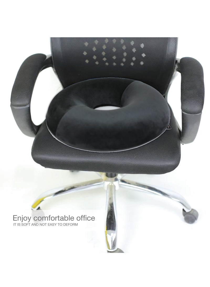 HT Memory Foam Seat Cushion to Relieve Coccyx Pain for Hemorrhoids, Prostate, Pregnancy, Postpartum, or Surgical Operations in the car seat, Plane, or Office - Image 2