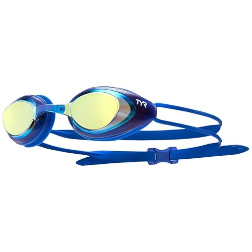 TYR Blackhawk Racing Swim Goggles Adult Swimming Goggles for Men and Women AntiFog UVAUVB Protection Watertight Available Mirrored or NonMirrored - Image 1