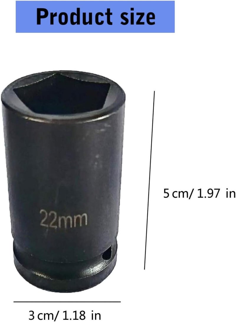 GGOOT Pentagon Socket 5-Point Utility Socket 1/2" Drives 13/16" Impacts Grade Hardware Pentagonal Socket Tool  - Image 5