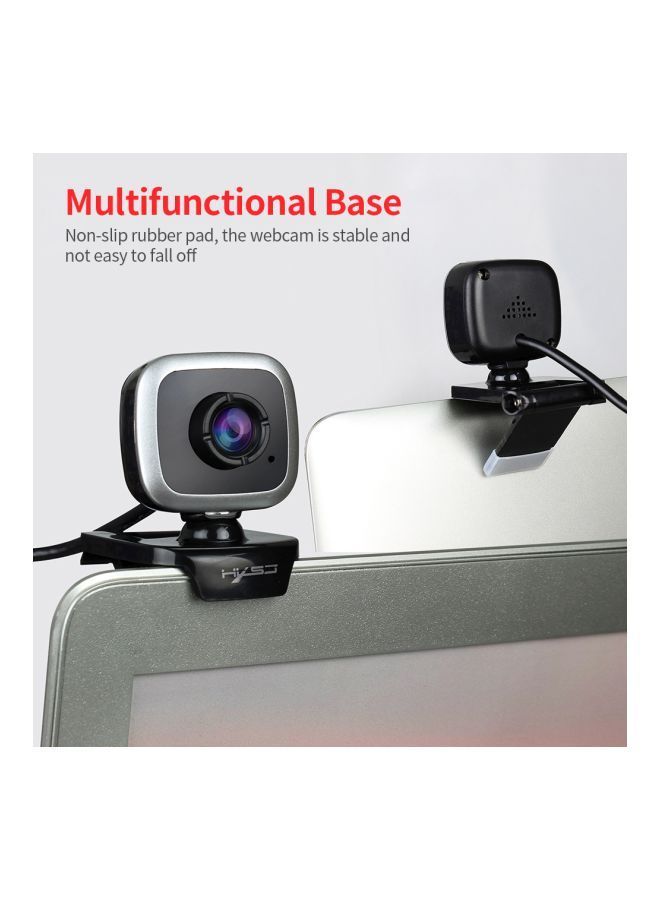 NIBEMINENT USB Webcam Black/Silver  - Image 2