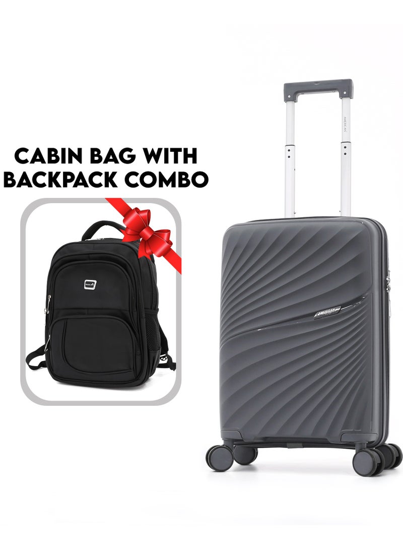 AMERICAN FLYER cabin trolley bag with backpack combo - Image 1