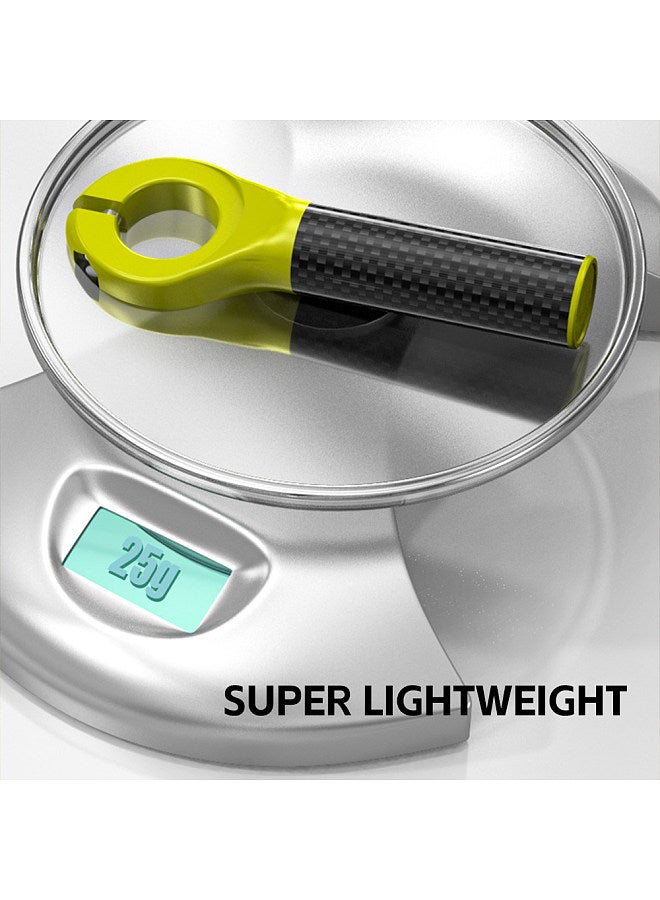 ENLEE Carbon Fiber Bicycle Handlebar Ends Mountain Bike Handlebar Grip Bike Vice Handlebar  - Image 5