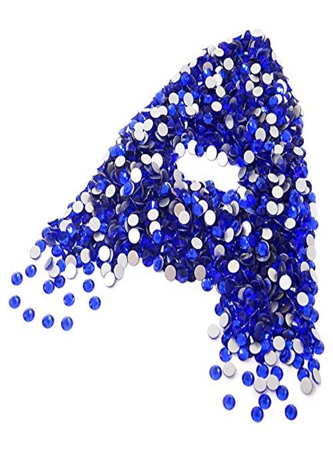 HONBAY 1440Pcs 5Mm Ss20 Sparkly Round Flatback Rhinestones Crystals Nonselfadhesive (Royal Blue) - Image 5