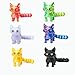 UXBSTM 6 Pack Colorful 3D Printed Cat Fidget 3D Printed Toy Set Stress Relief 3D Printed Animal Decor for Adults Kids Perfect Desk Pets for Kids Classroom - Image 2