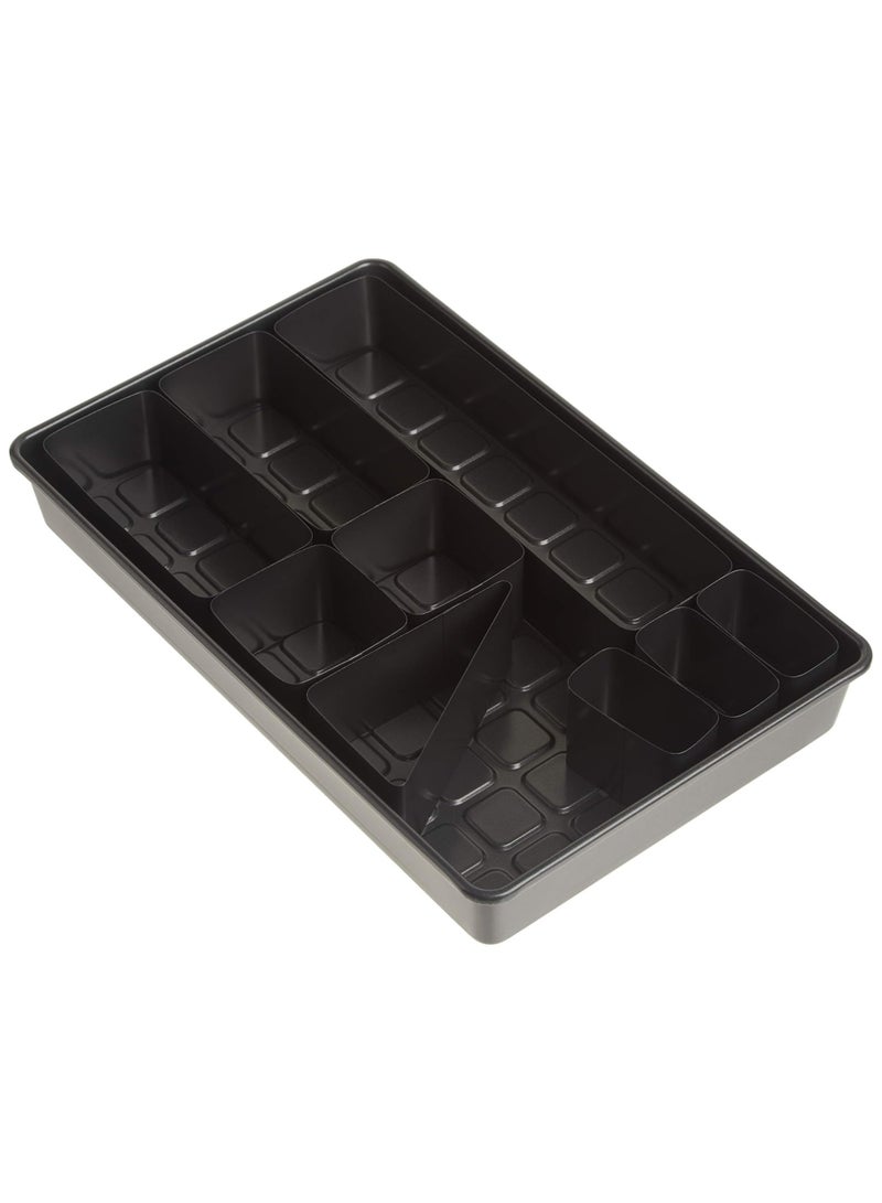 10 Pcs Letters and Numbers Adjustable Non-Stick Cake Pan Set, Steel,Black  - Image 3