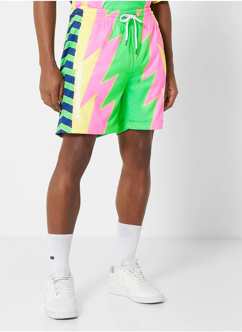 The Hundreds Geometric Print Kit Shorts