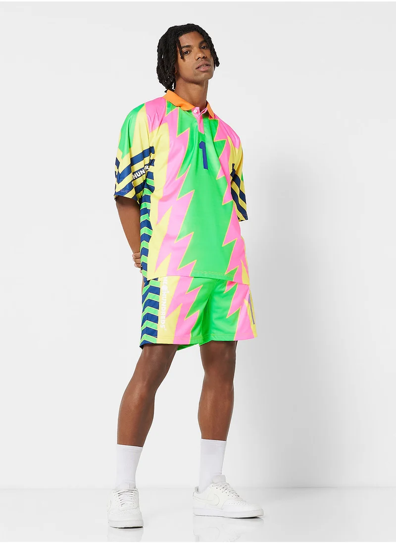 The Hundreds Geometric Print Kit Shorts