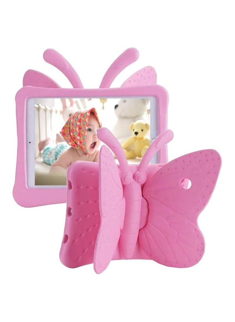 iPad 6th Generation Case for Kids, iPad 9.7 inch Case, Light Weight Shockproof EVA Foam Protective Tablet Stand Cover Holder for Apple iPad Air/Air 2 iPad 9.7 2017/2018 - Cute Butterfly - Image 1