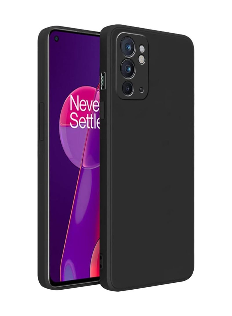 Protective Cover For OnePlus 9RT , Slim Fit Soft Back TPU Case Flexible Silicone Cover Compatible For OnePlus 9RT - Black