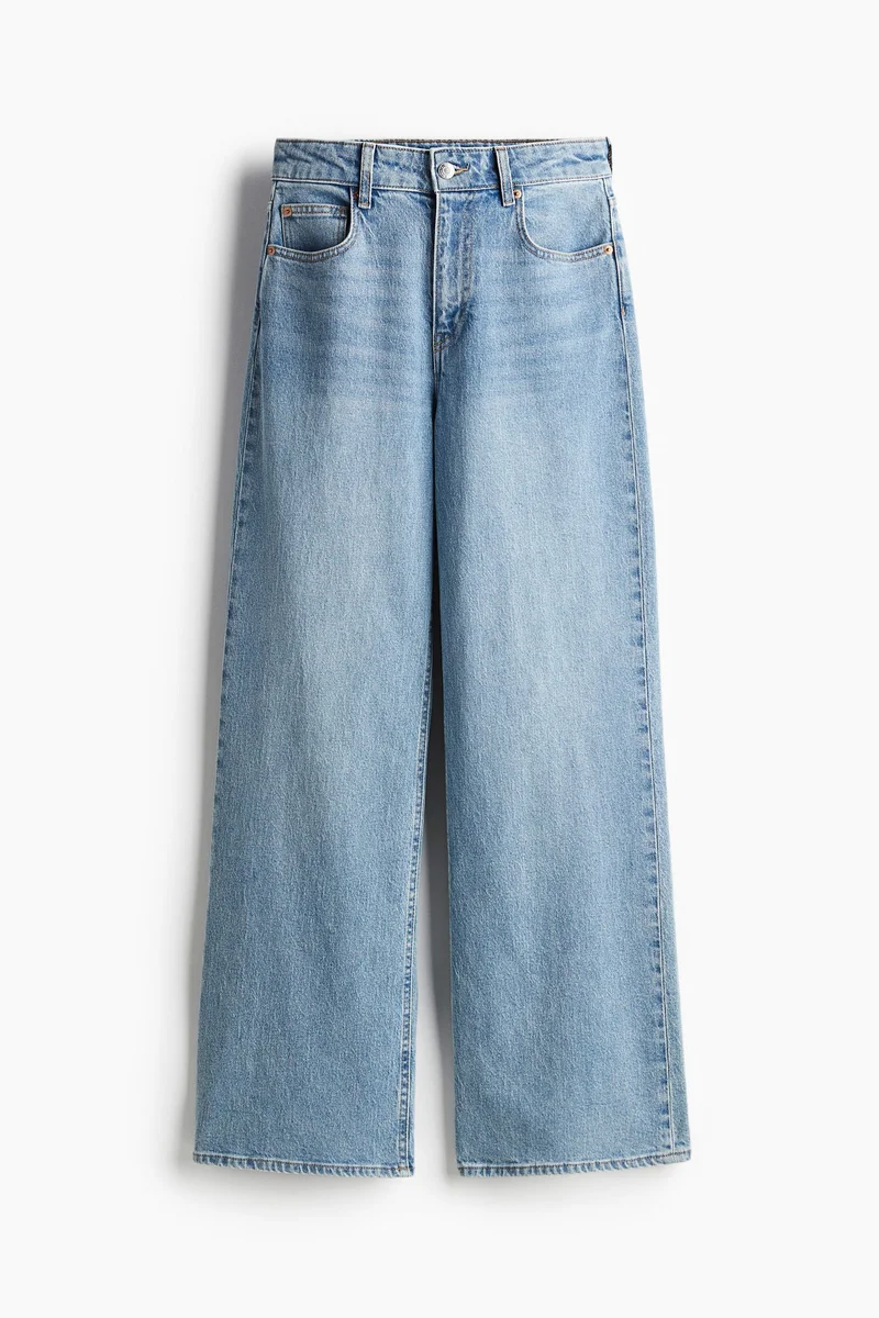 H&M Wide High Jeans