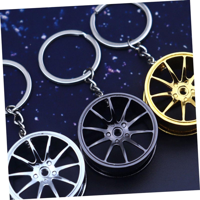 6Pcs Creative Car Keychain Unique Gear Shift Design Sturdy Metal Accessory For Men - Image 5