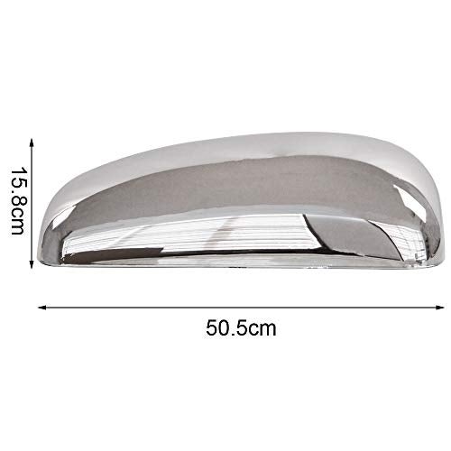 LEAVAN Chrome Door Mirror Covers Fit for Kenworth T660, A Pair Chrome Side Mirror Covers Fit for Kenworth T660 T170 T270 T370 T440 T470 T800 T600 (Driver Side and Passenger Side) - Image 5