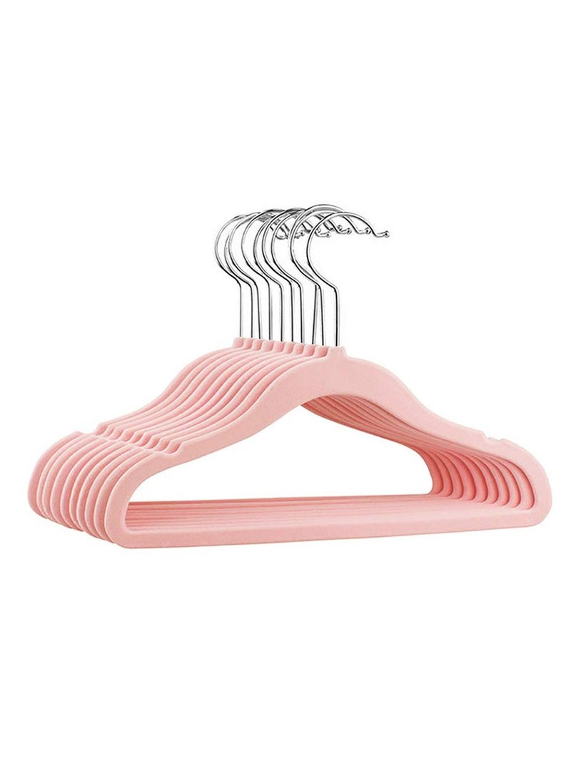BLOOMING TIME 30-Piece Velvet Hanger,Non-Slip Hanger Space Saving